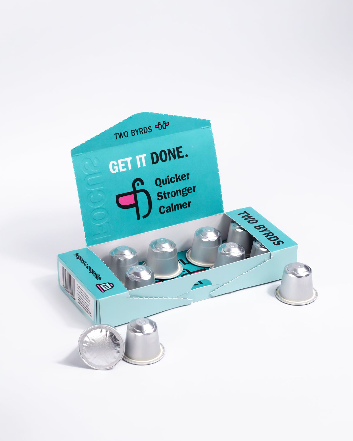 30 Day Supply : Two Byrds Lion's Mane Coffee Pods