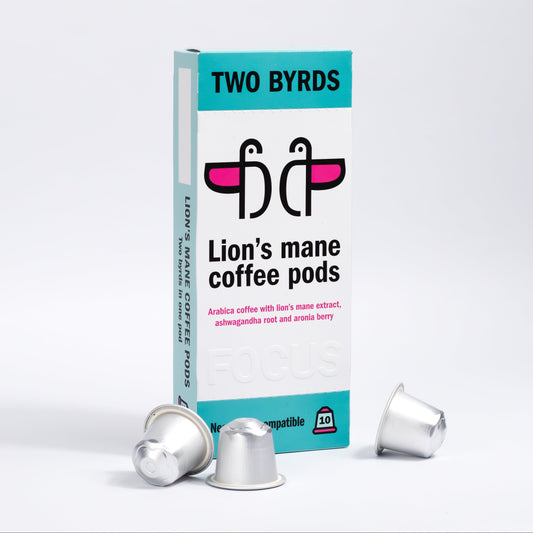 Two Byrds Lion's Mane Coffee Pods: Sample Pack